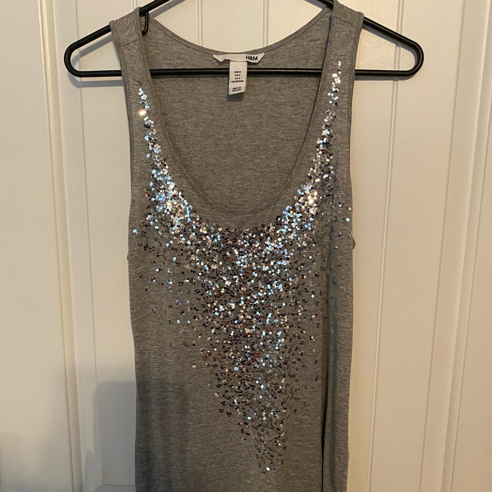 H&M Sequin Top
